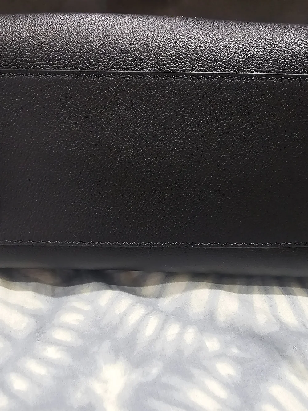 Versace Black Medusa Leather Tote with Gold Chain